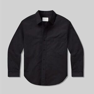 NWOT Citizens of Humanity Kayla Button Down Shirt Black Size Medium Retail $228